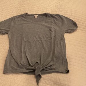 J. Crew Heather Gray Top